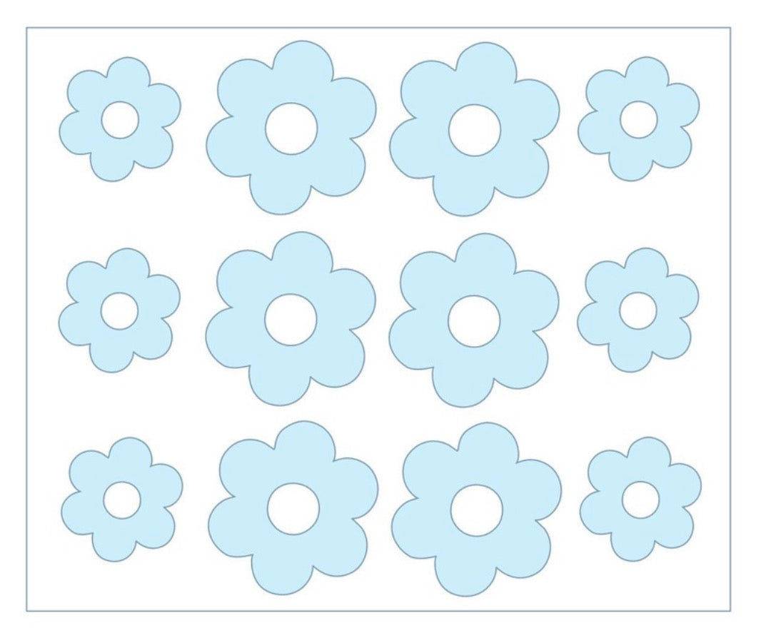 Soft Sky Daisies Icon Pack