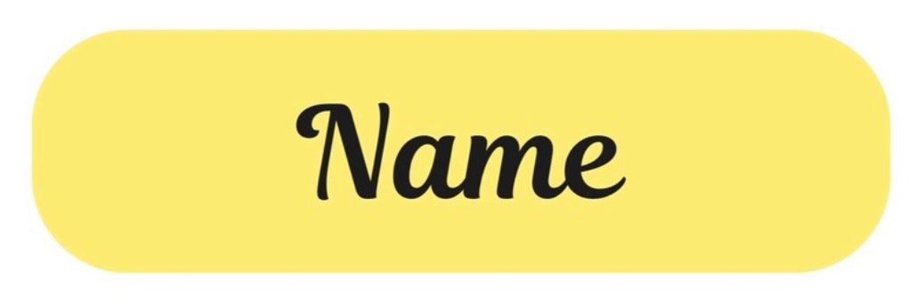 Yellow Personalised Labels