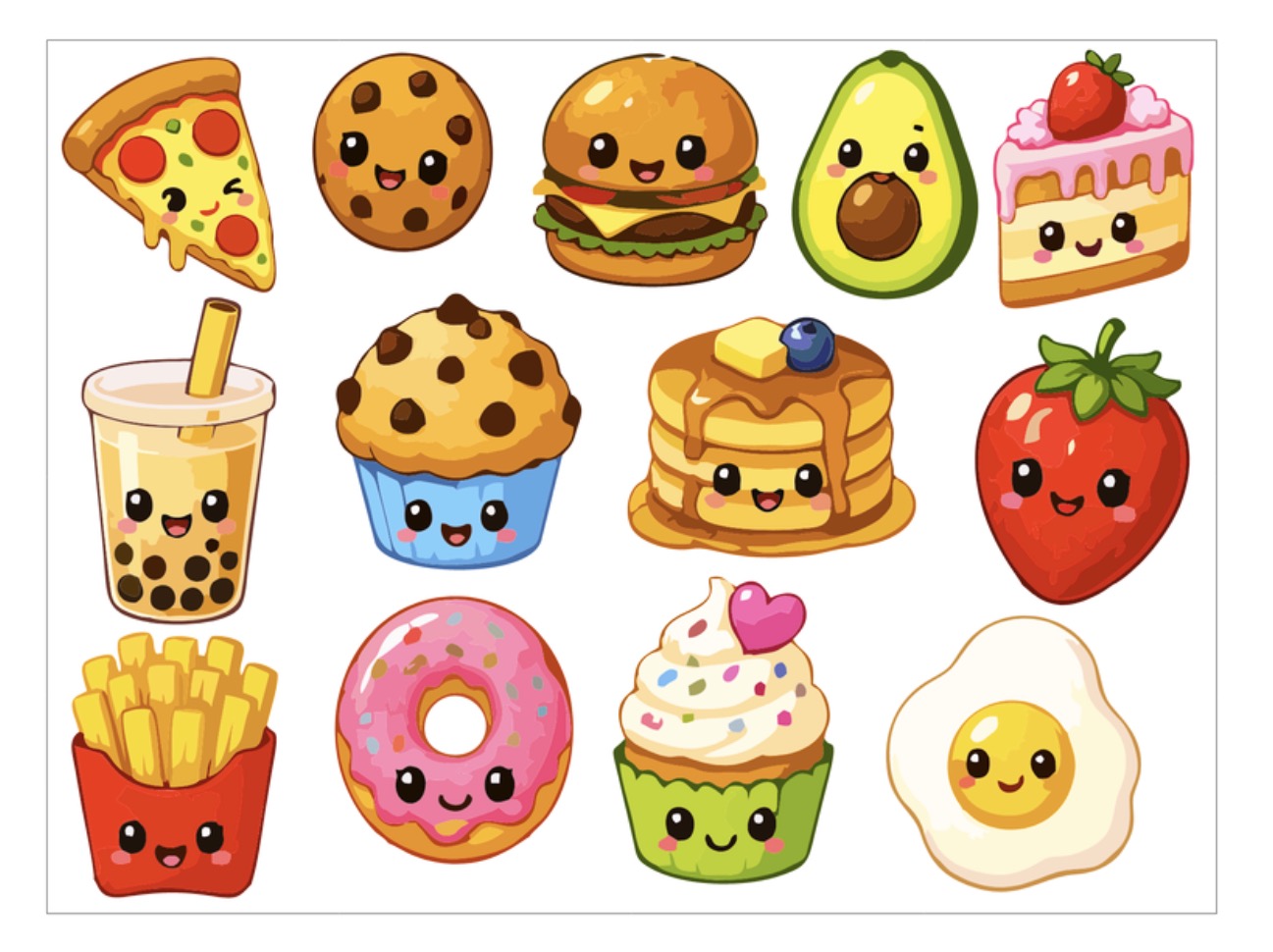 Cute Food Icon Pack
