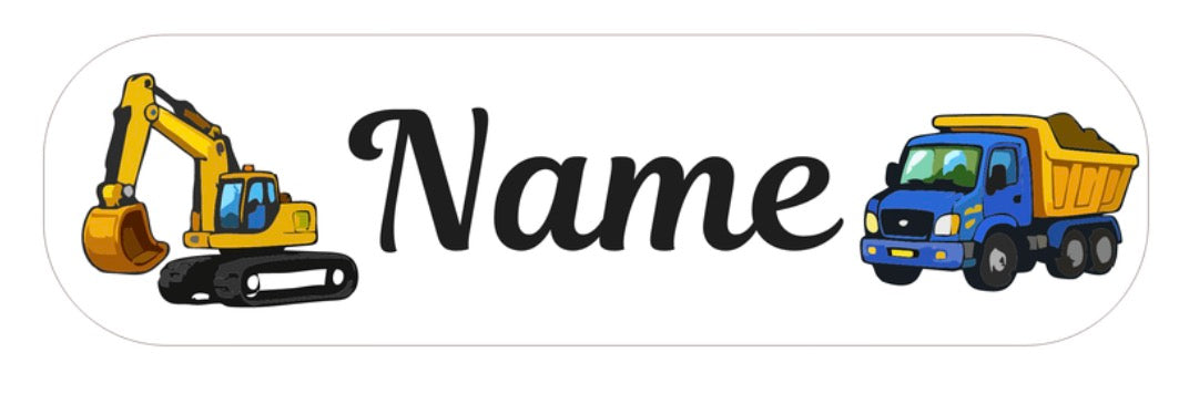 Construction Personalised Labels