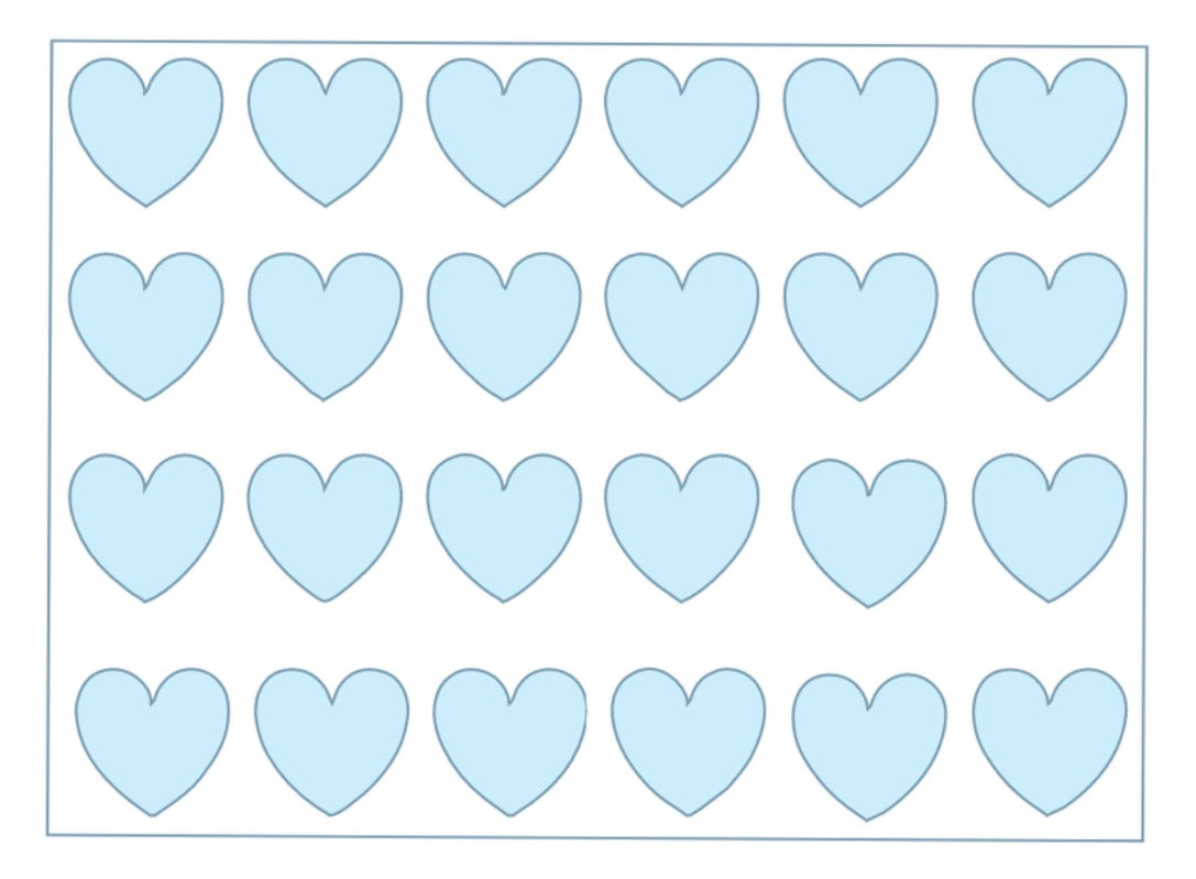 Soft Sky Hearts Icon Pack