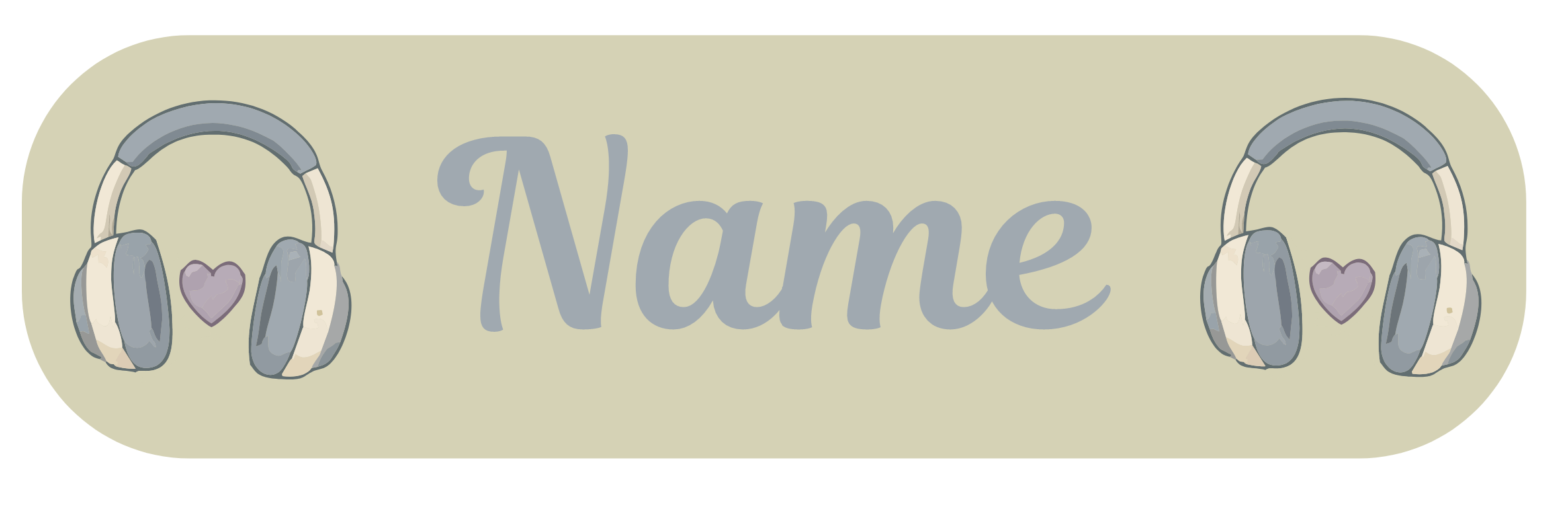 Comfort Green Personalised Labels
