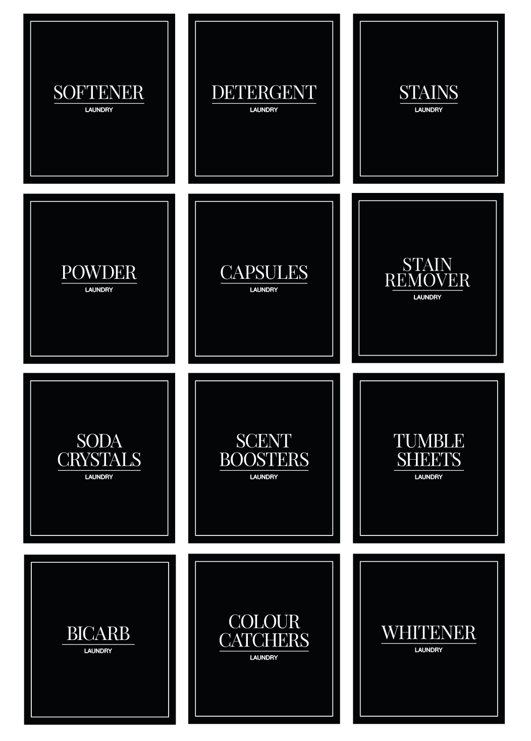 Minimalistic Laundry Bundle